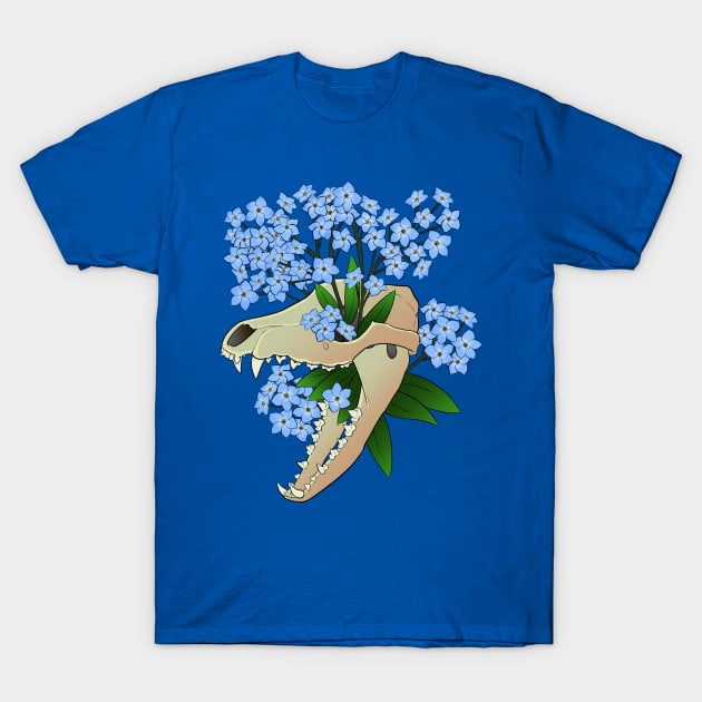 Forget Me Not T-Shirt by Hexabeast
